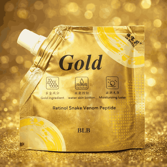 Premium 24K Gold Retinol Anti-Aging Eye Cream – Luxury Vibrating Massager Wand for Dark Circles, Puffiness & Wrinkles - 100g