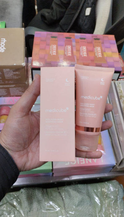 Medicube Collagen Night Wrapping Mask (75ml) – Overnight Elasticity & Hydration Peel-Off Mask