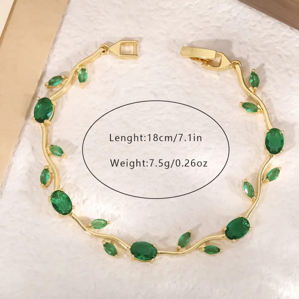 Tulip Bracelet – Premium Quality Stainless Steel Elegant Tulip Bracelet – Premium Quality Stainless Steel Elegant Bracelet for Women l Greenfor Women l Green