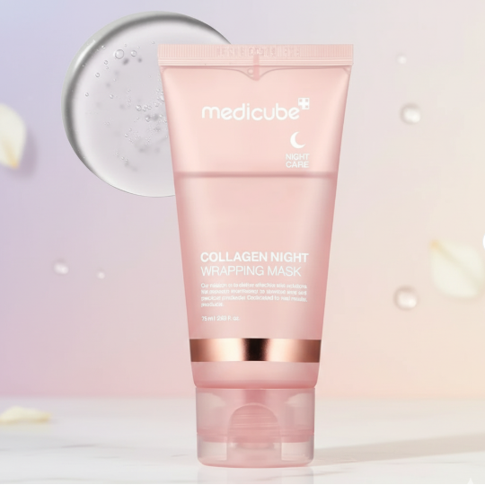 Medicube Collagen Night Wrapping Mask (75ml) – Overnight Elasticity & Hydration Peel-Off Mask