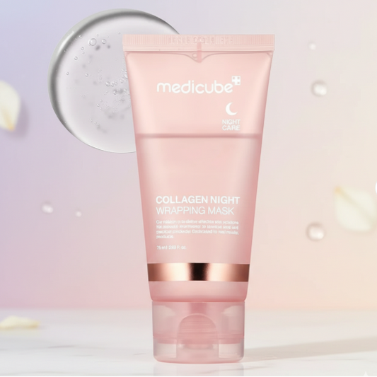 Medicube Collagen Night Wrapping Mask (75ml) – Overnight Elasticity & Hydration Peel-Off Mask