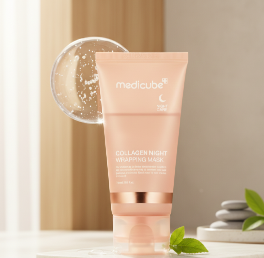 Medicube Collagen Night Wrapping Mask (75ml) – Overnight Elasticity & Hydration Peel-Off Mask