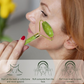 FLFWLASS Contour Facial Roller & Gua Sha Massager Set – Natural Jade Stone Beauty Kit for Face Lifting & Anti-Aging